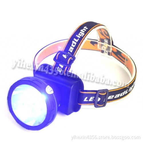 Outdoor Sport Fishing Equipment Blue Light LED Headlamp